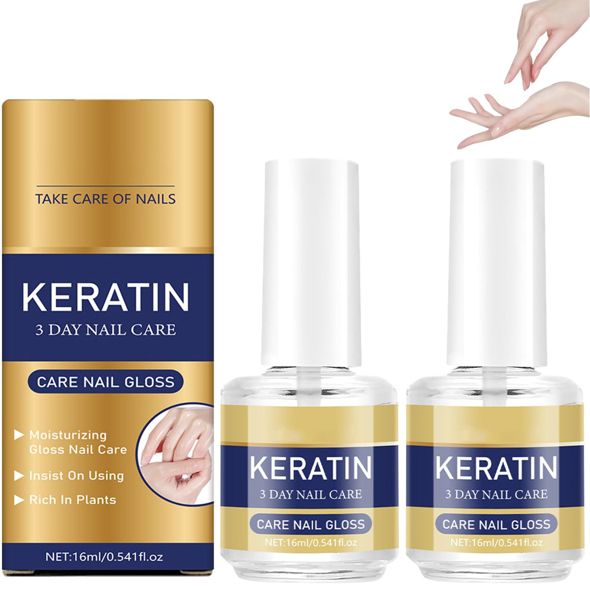 MQG aceite uñas keratina, frasco gotero, hidratación profunda para uñas secas.