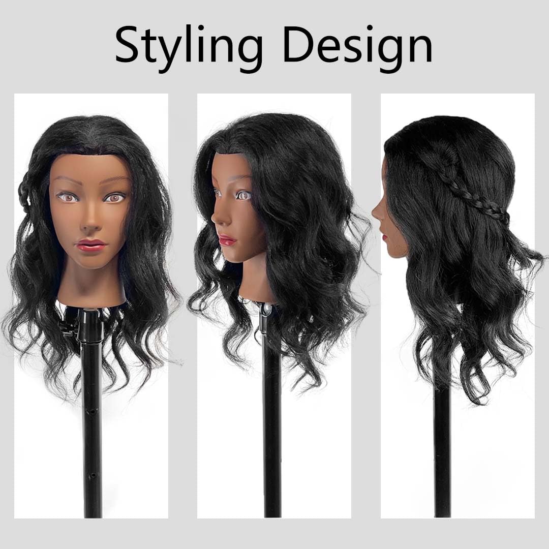 MQHIHI natural hair texture detail for realistic styling experimentation.