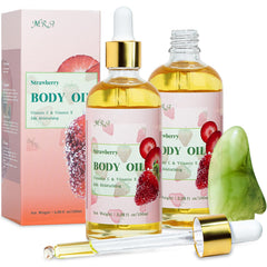MR.A doble-pack aceite cuerpo fresa, chorro suave para hidratar piel