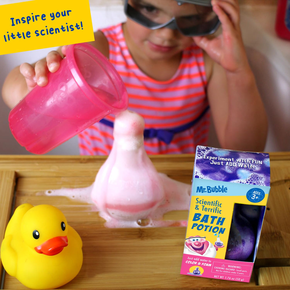 Mr. Bubble burbujas suaves: espuma duradera para momentos de juego en la tina.