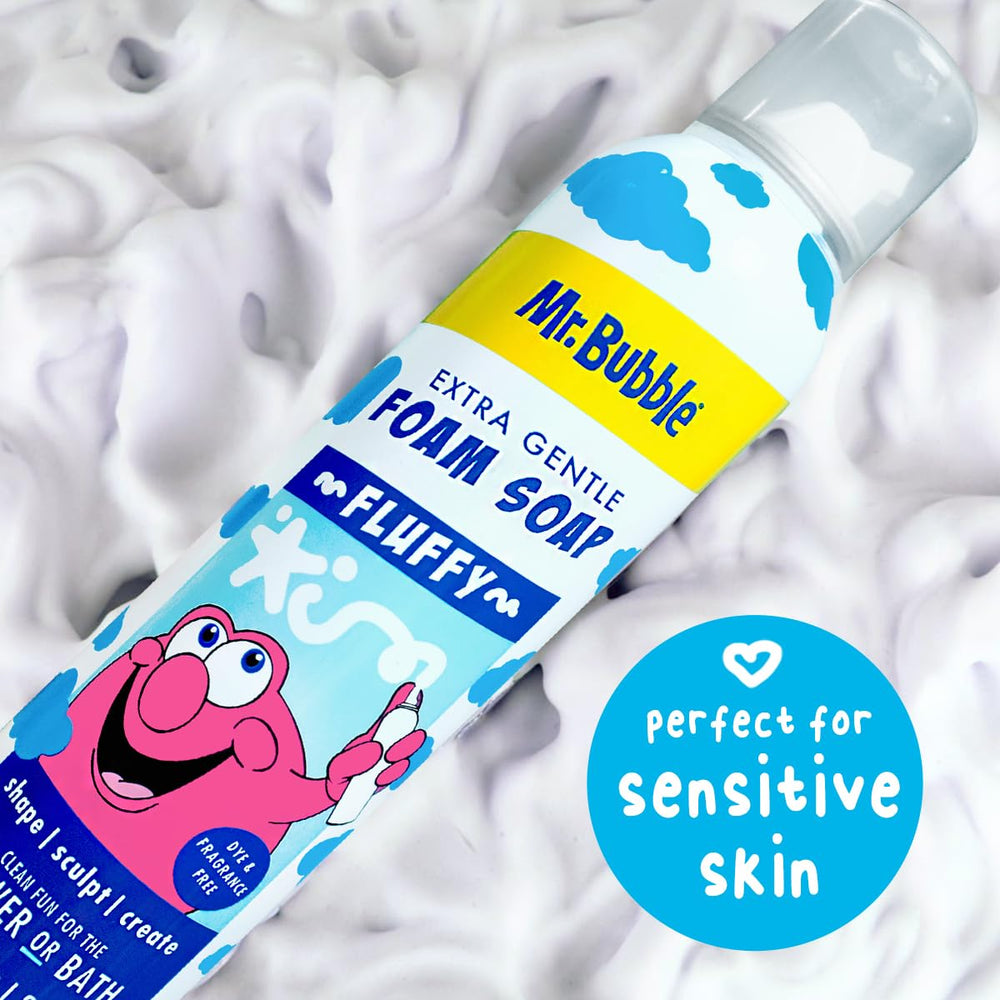 Mr. Bubble Made in USA label signals trusted family bath product.