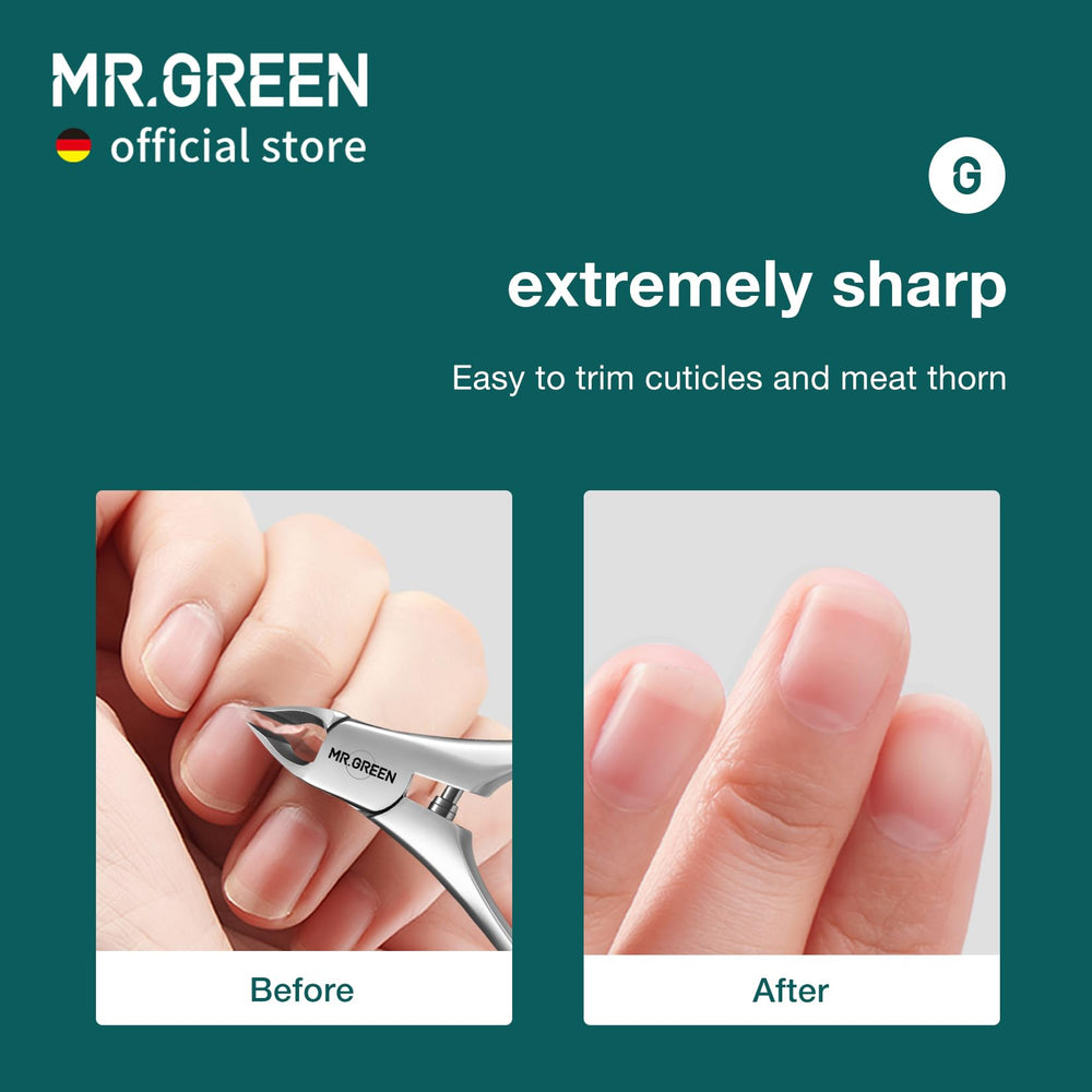 MR.GREEN Cuticle Nippers high-precision tool for small cuticles.