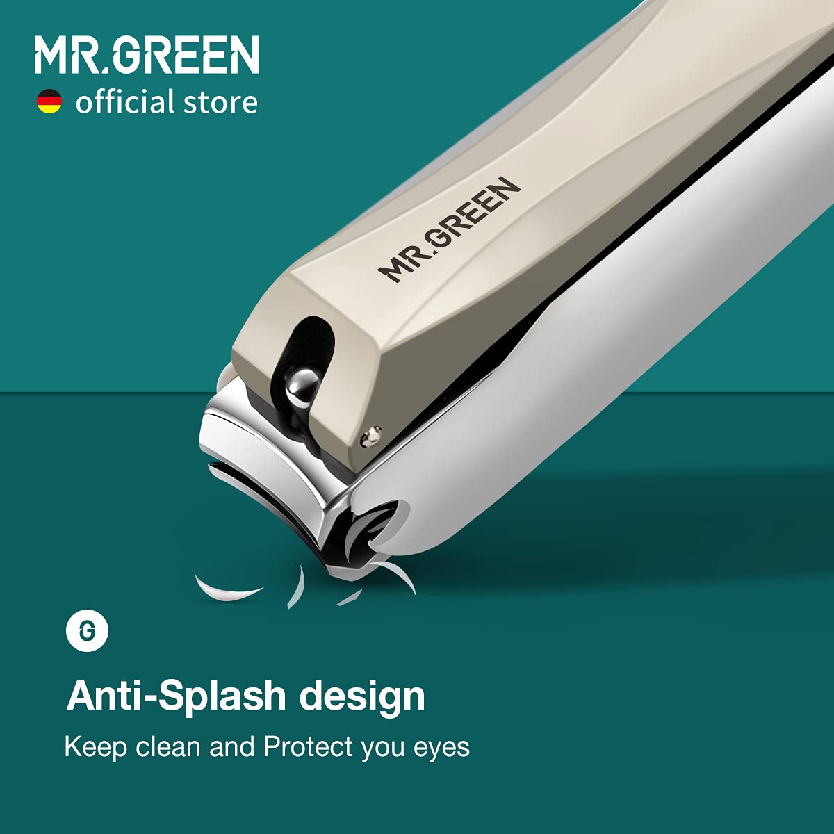 MR.GREEN detachable nail cutter for hygienic cleaning between uses