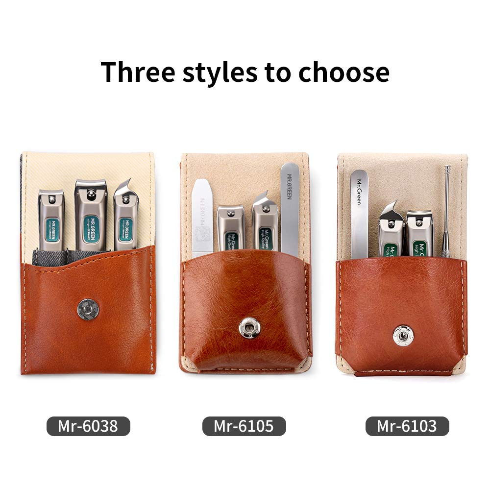 MR.GREEN nail clipper set helps maintain hygiene with separate finger and toe tools
