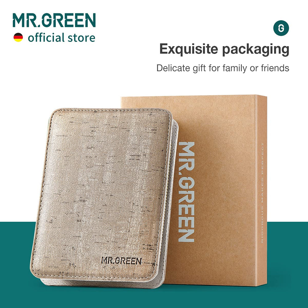 MR.GREEN ear pick included for hygienic personal care on the go