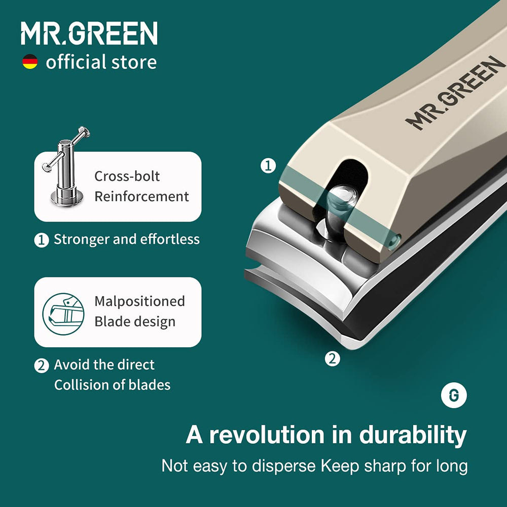 MR.GREEN ergonomic design with thickened tail for comfortable grip.