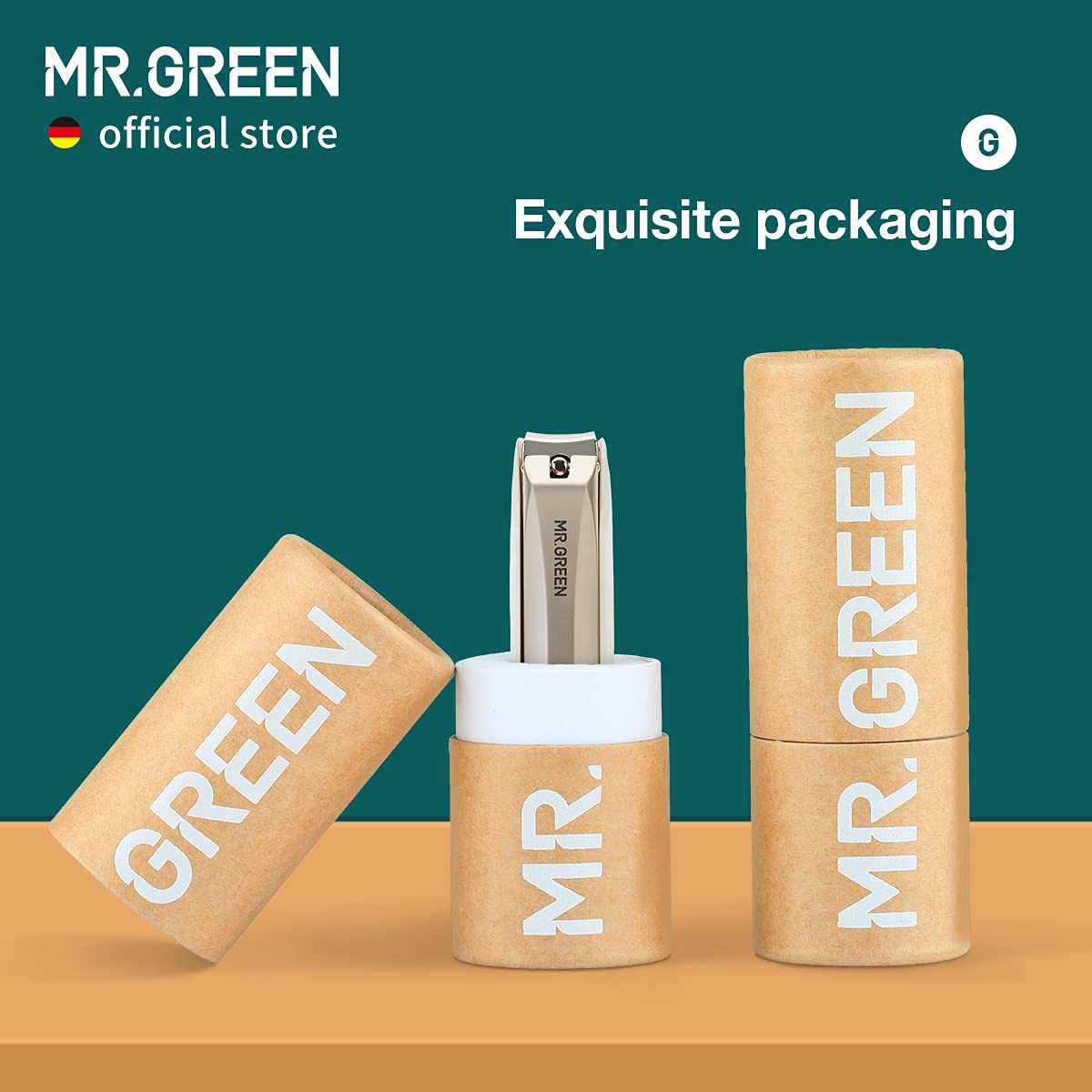 MR.GREEN minimalist, artistic finish adds style to your manicure kit.