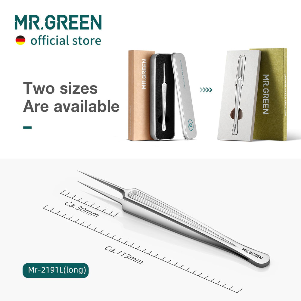 MR.GREEN versatile tool for eyebrows, blackheads, and removing ingrown hairs.