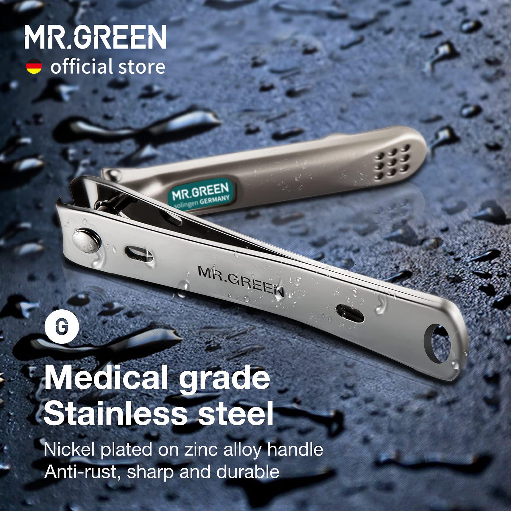 MR.GREEN cross-bolt reinforcement boosts durability for daily grooming