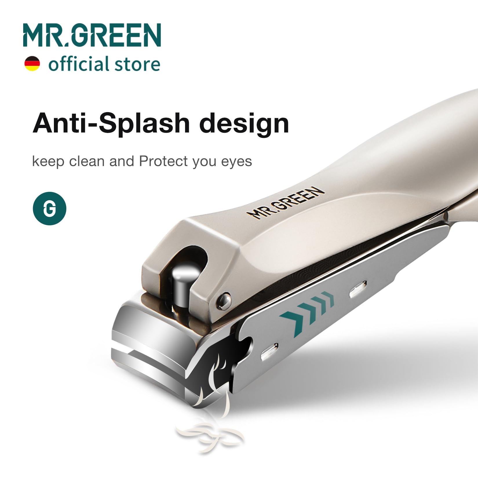 MR.GREEN nail clippers cross bolt reinforcement boosts durability