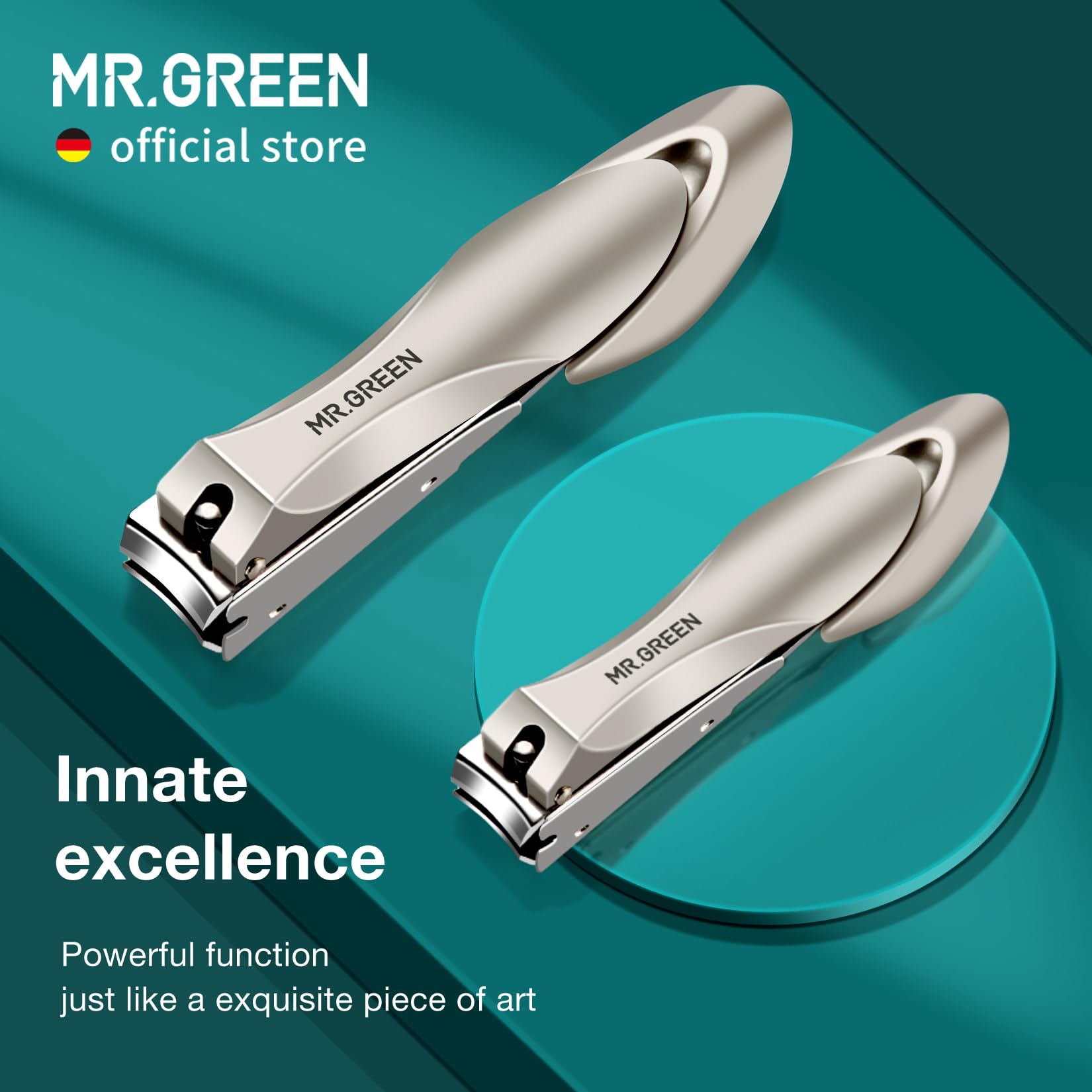 MR.GREEN nail clippers dust slot cover keeps trimming clean
