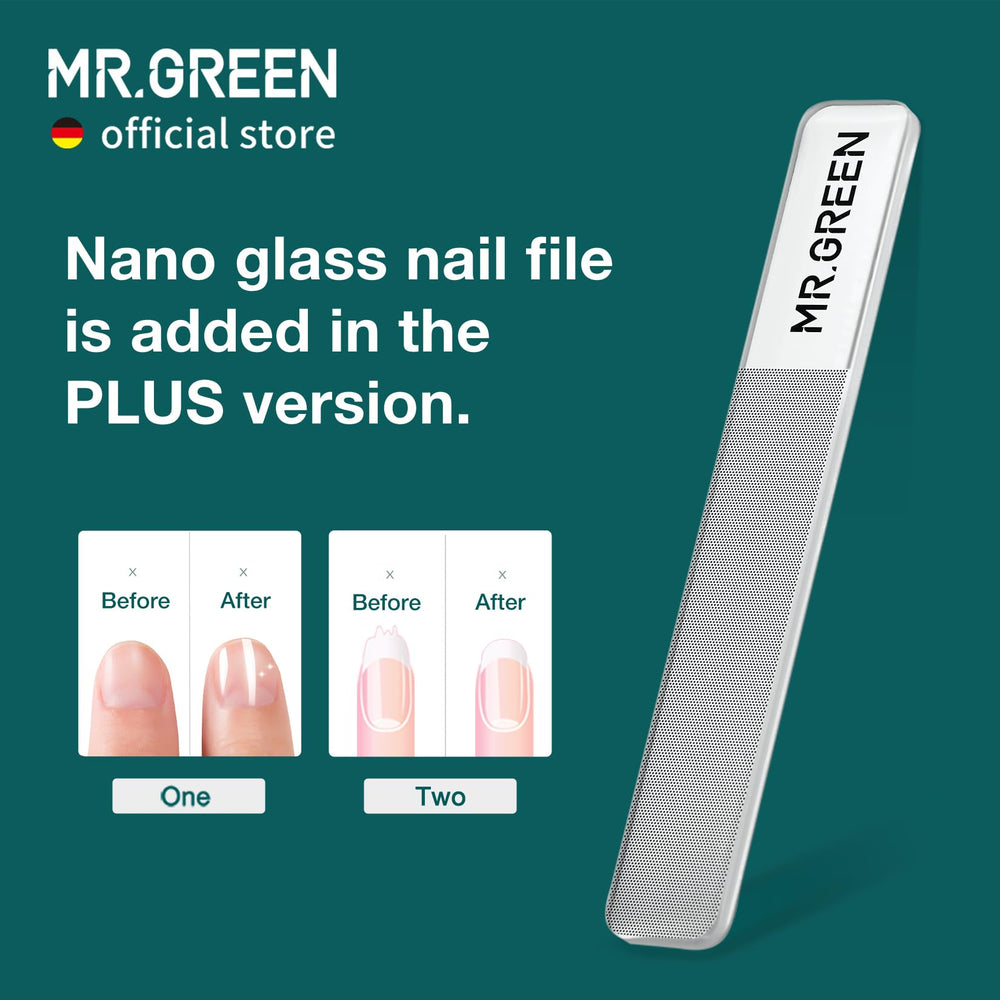 MR.GREEN nail clipper ergonomic side view emphasizes comfortable handling