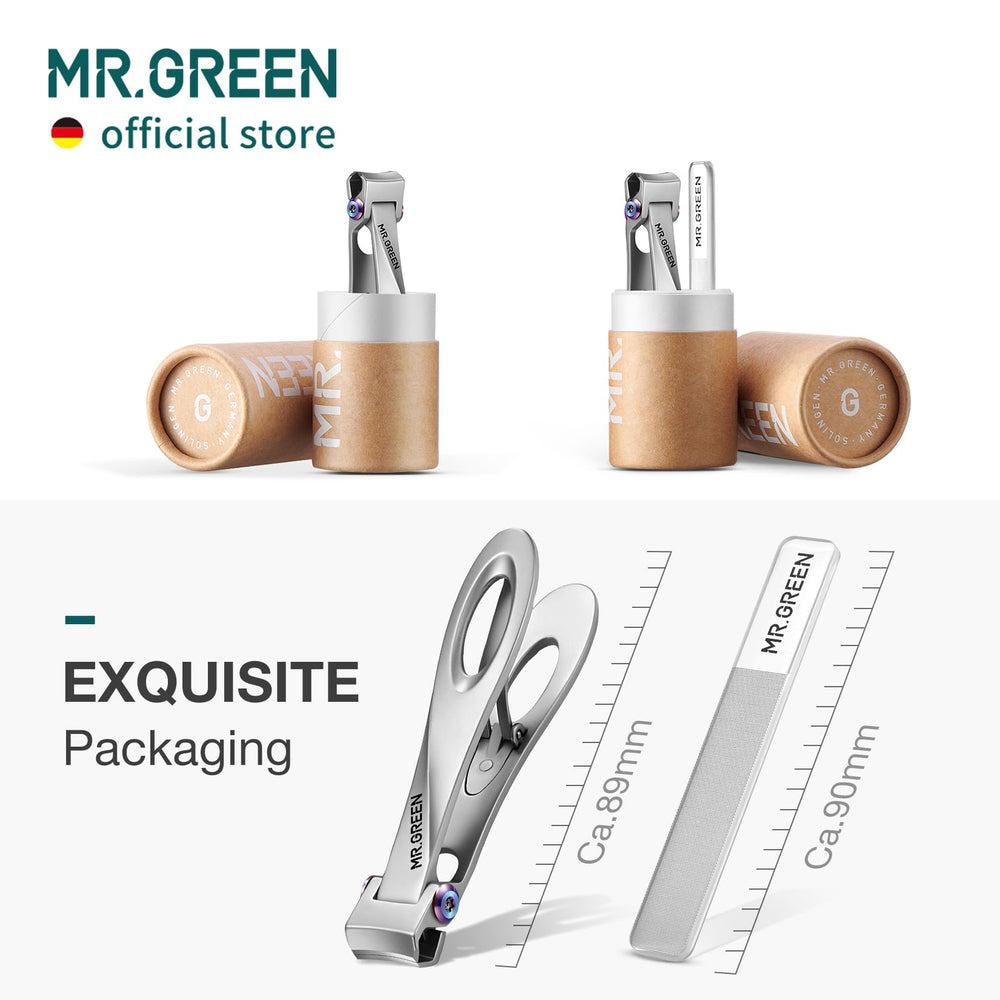 MR.GREEN nail clipper packaging ready for gifting