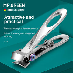 MR.GREEN nail clipper thick-nail capacity demonstrates strength for hard nails