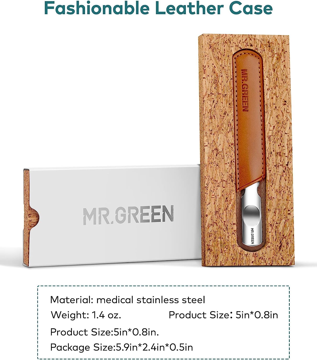 MR.GREEN nail file packaged in gift-ready packaging