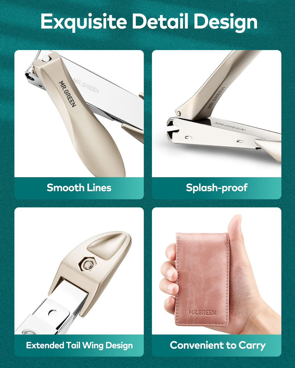 MR.GREEN pink packaging highlighting gift-ready set