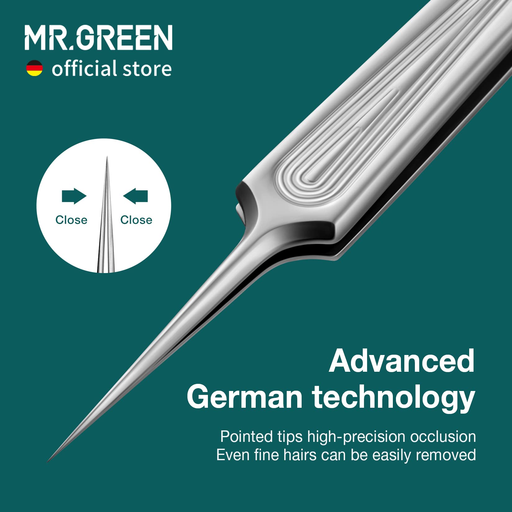 MR.GREEN protective cap keeps the tips safe and prevents damage.