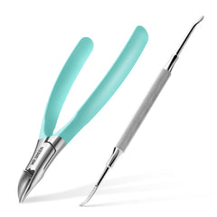 MR.GREEN toenail clippers angled blade for precise thick-nail cuts.