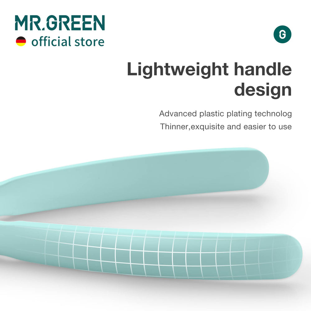 MR.GREEN built-in spring design provides smooth, even clipping.