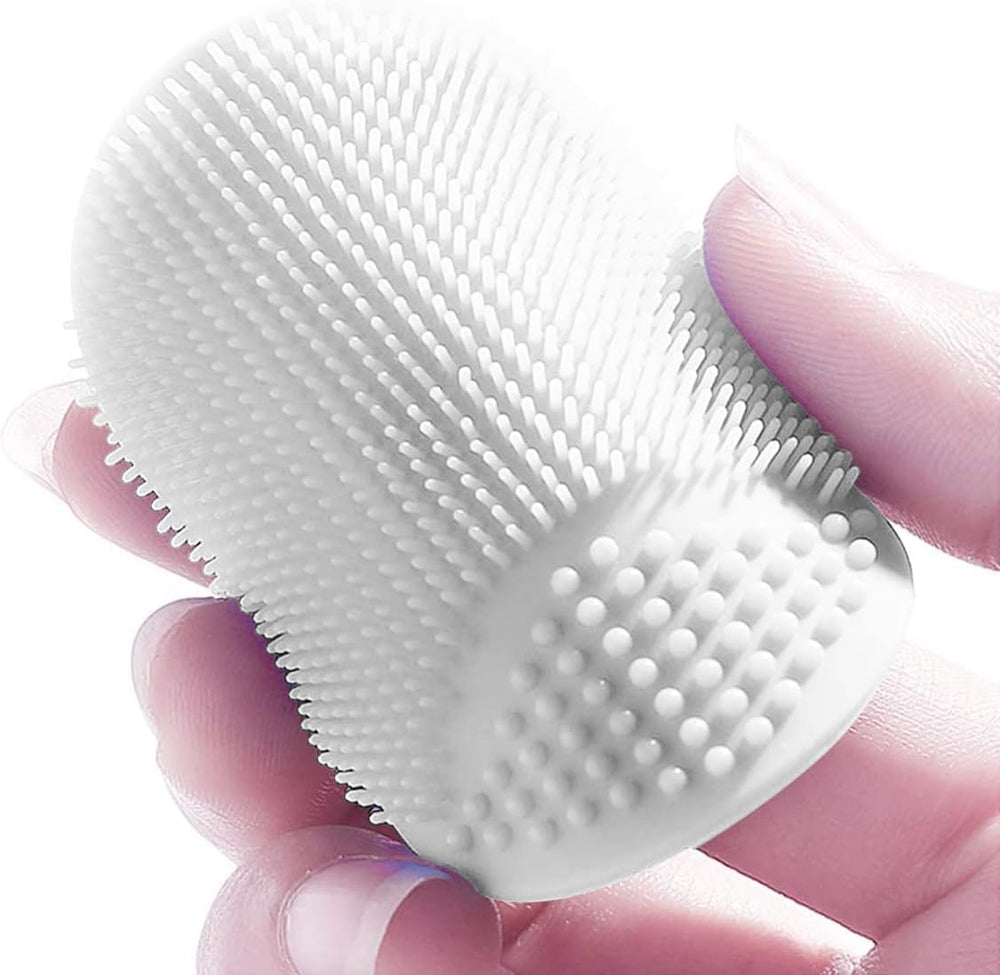 MR LION 8-pack silicone scrubbers ideal for travel and family skincare routines.