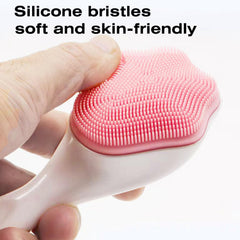 MR LION facial cleansing brush deep cleans pores with gentle exfoliation.