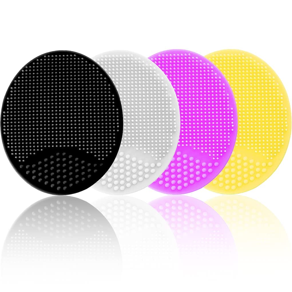 MR LION silicone facial cleansing brush with soft bristles for gentle cleansing.