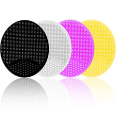 MR LION silicone facial cleansing brush with soft bristles for gentle cleansing.