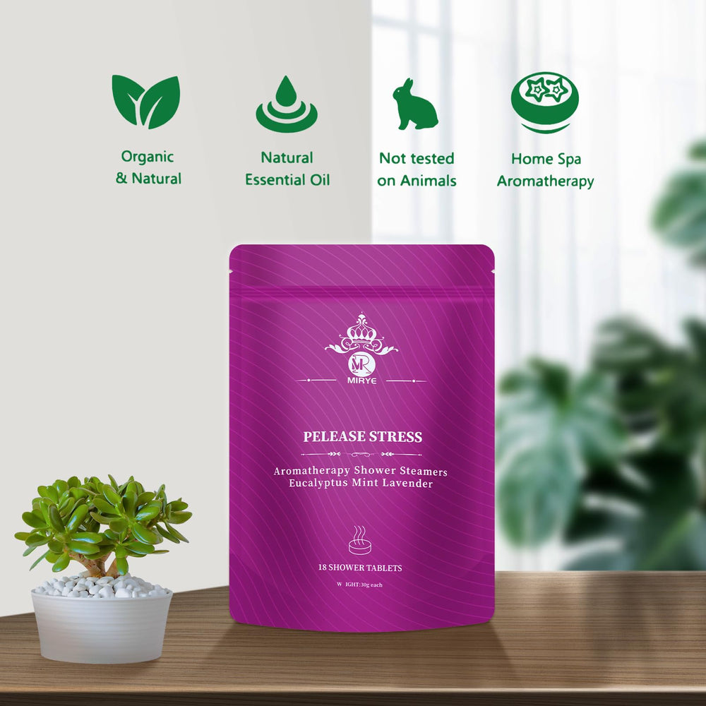 MR MIRYE bombas ducha lavanda, experiencia calmante para el baño