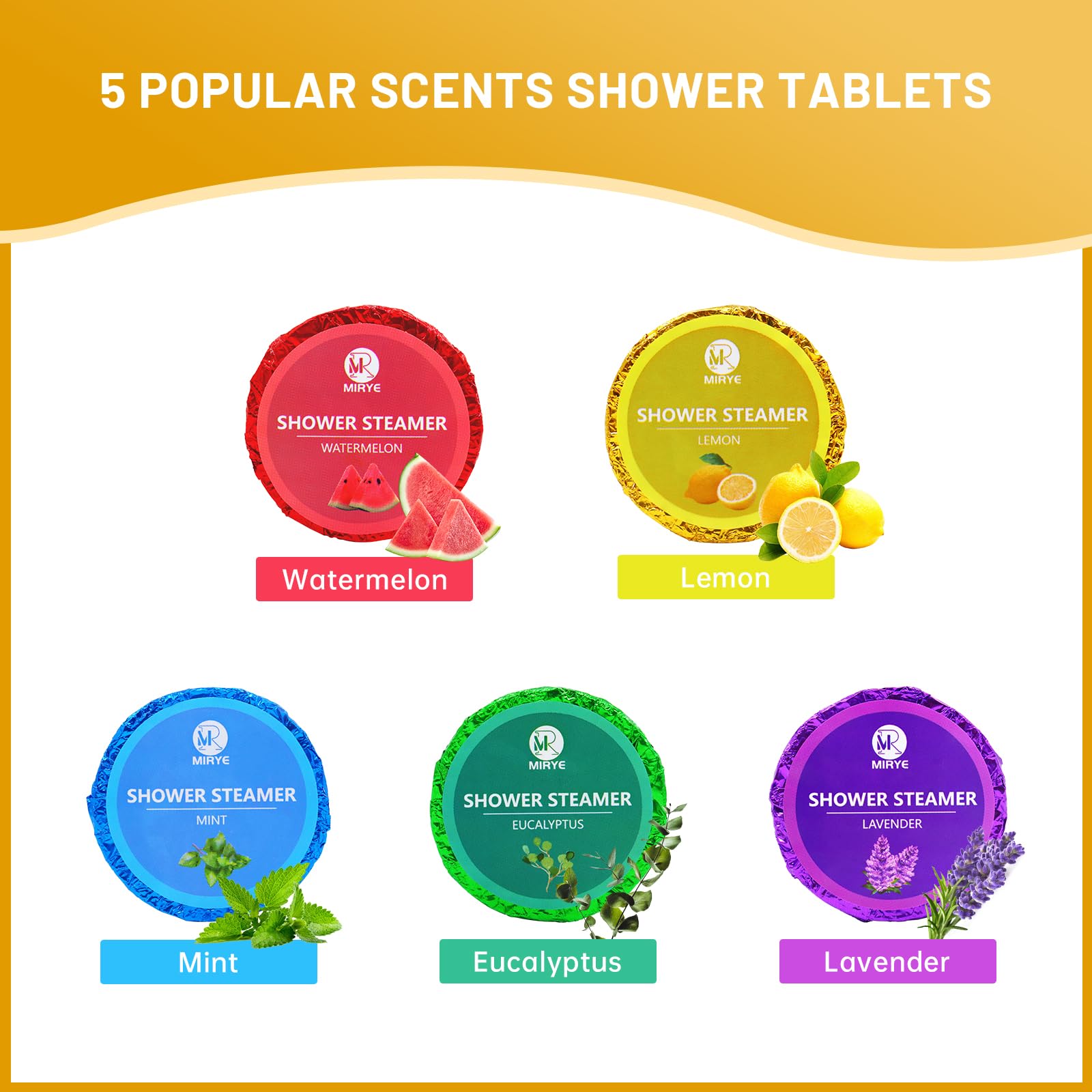 MR MIRYE eucalyptus shower steamer—invigorating scent to start the day.