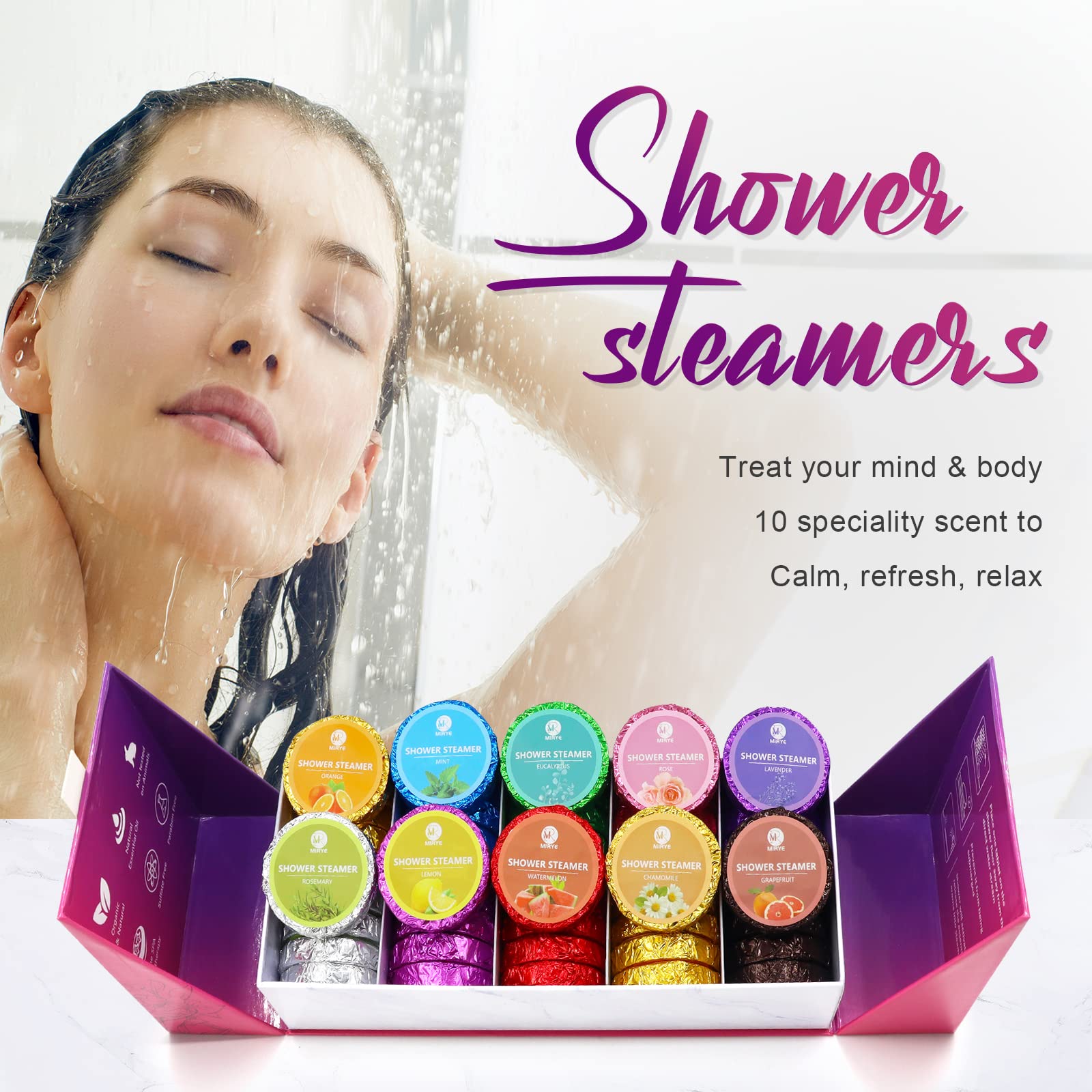 MR MIRYE foil-wrapped steamers preserve fragrance for longer use