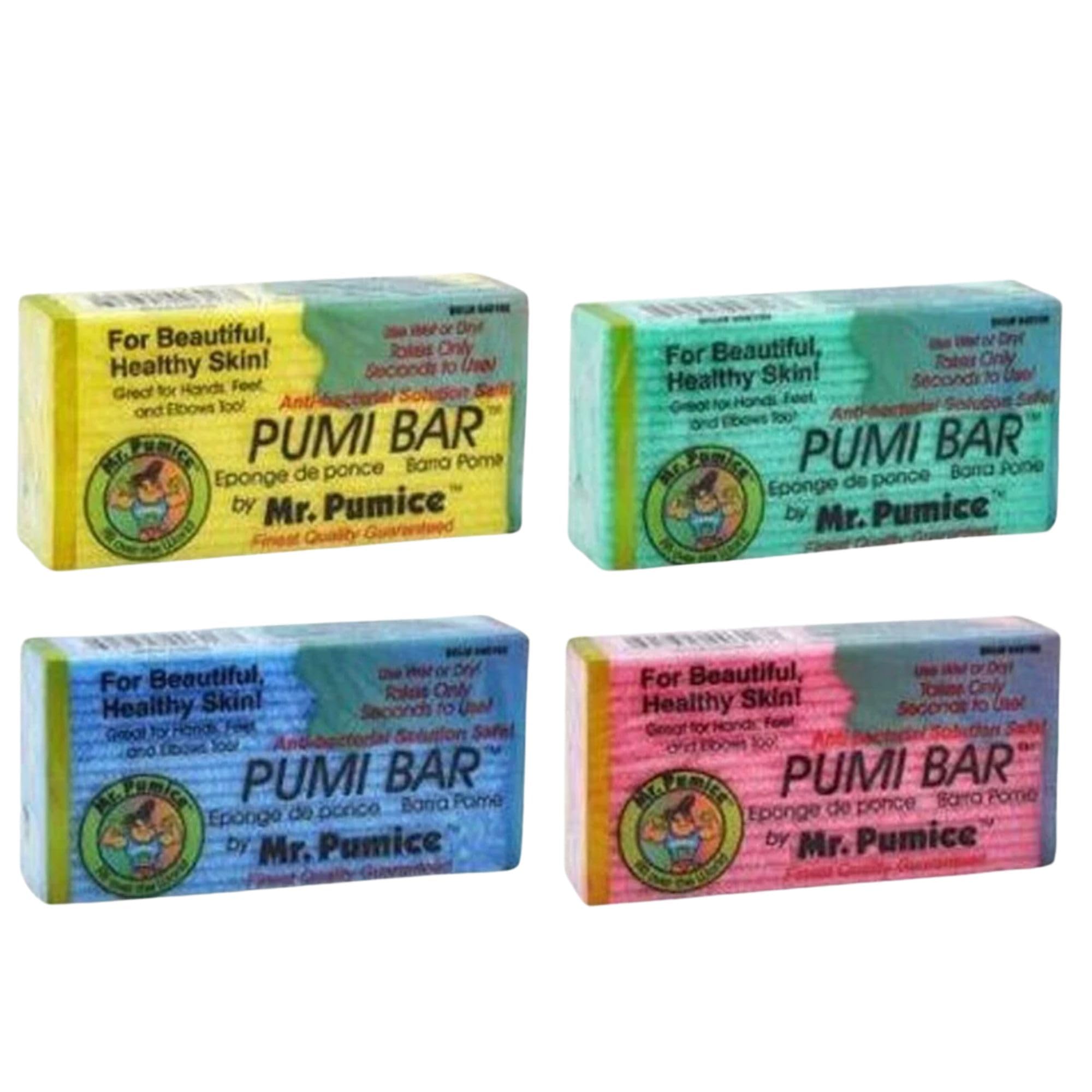 Mr. PUMI Bar four-pack in assorted colors for at-home pedicure care