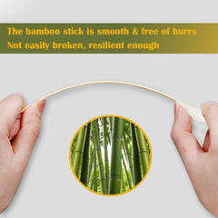 MRCMUCEZ bamboo-stem cotton swabs offer sturdy, burr-free handling.