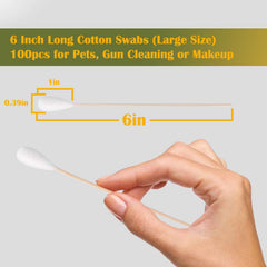 MRCMUCEZ pet care swabs enable gentle eye and nose area cleaning.