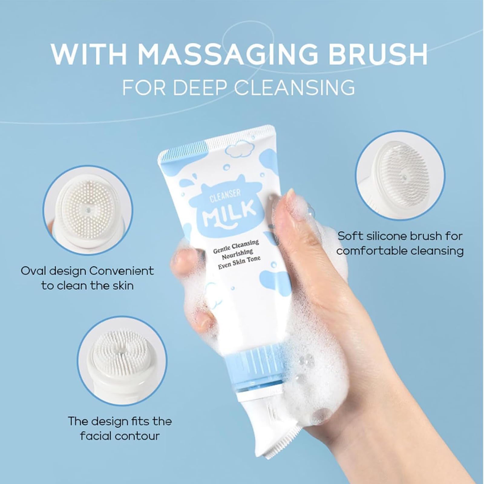 MrCuvaryas Milk Skincare Set face cream delivers long lasting moisture