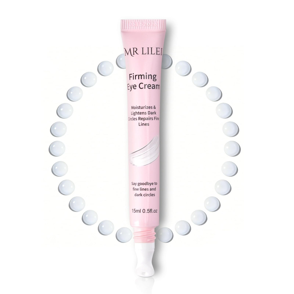 Mrlilei beauty eye cream fragrance-free tube for sensitive skin and daily use