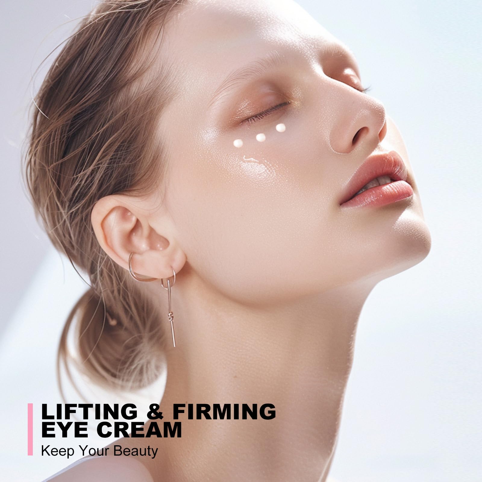 Mrlilei beauty eye cream 24hour hydration on skin swatch