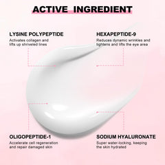 Mrlilei beauty eye cream with hyaluronic acid application for lasting hydration