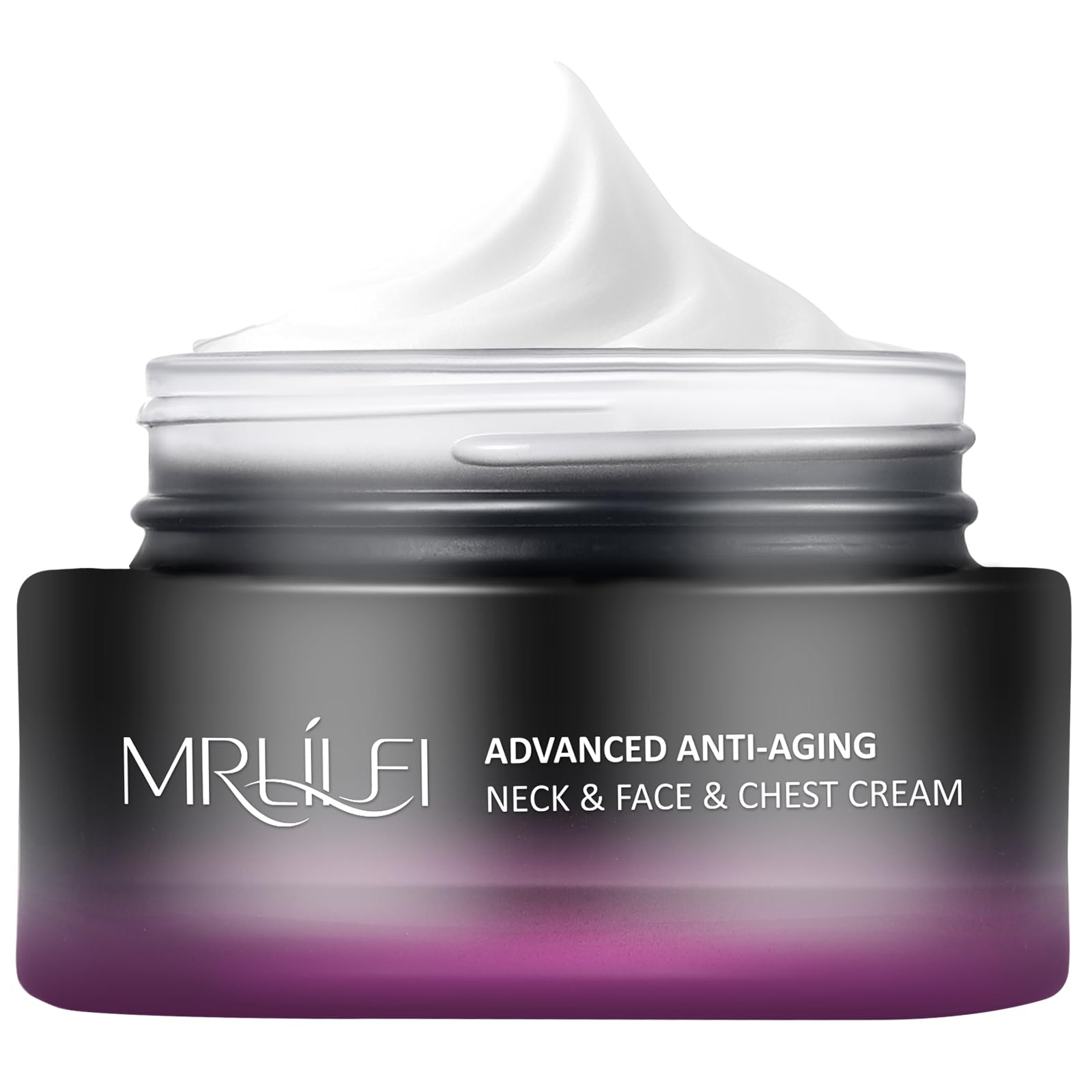 MRLILEI Tightening Neck Cream bottle pump for easy, targeted neck care.