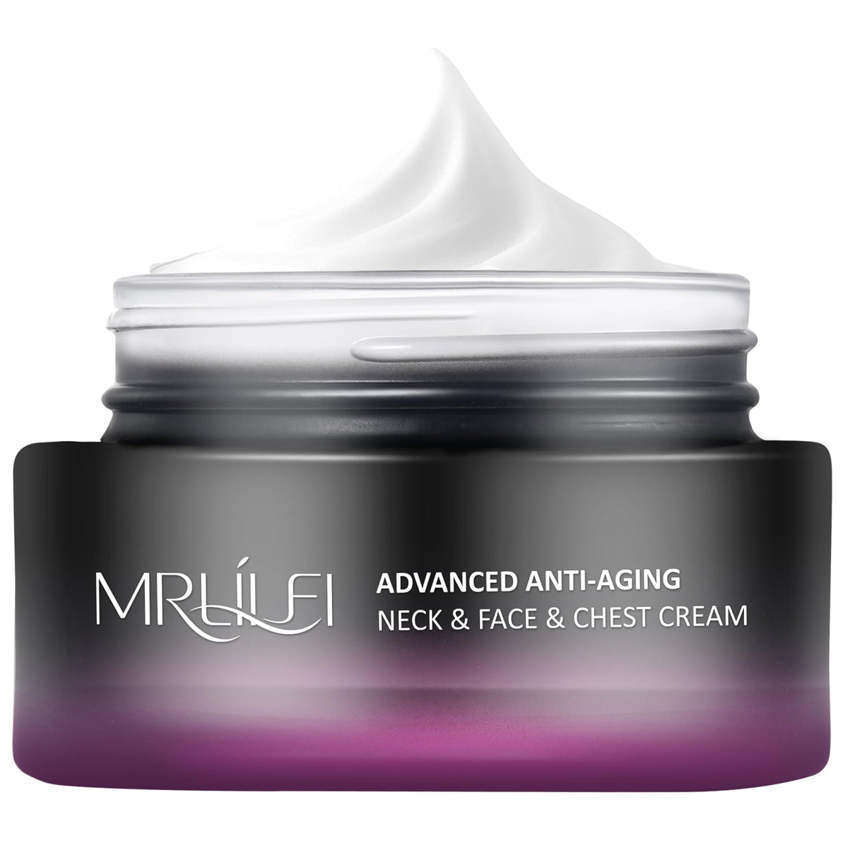 MRLILEI Tightening Neck Cream bottle pump for easy, targeted neck care.