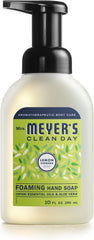Mrs. Meyer's Lemon Verbena foaming soap with pump for gentle cleansing and bright scent.