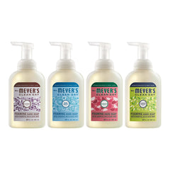 Mrs. Meyer's Rain Water foaming hand soap bottle with gentle cleansing