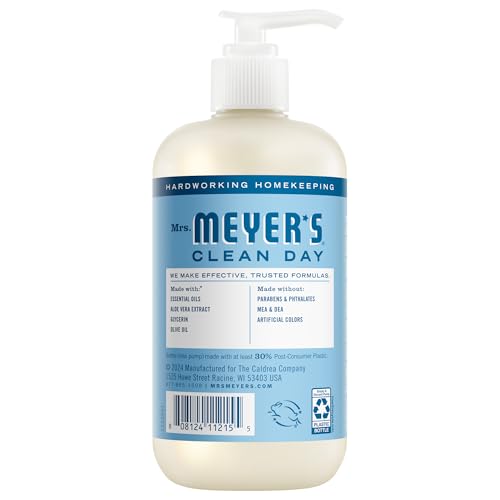 Mrs. Meyer's Clean Day Rain Water hand soap foaming lather for daily use