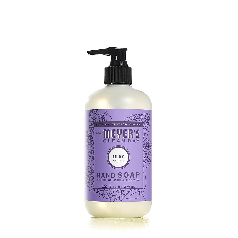 Close-up of creamy lather from Mrs. Meyer's hand soap.