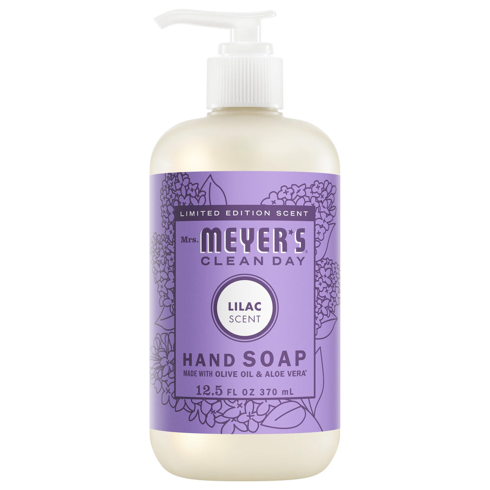 MRS. MEYER'S Clean Day Lilac bottle front view for gentle everyday cleansing.