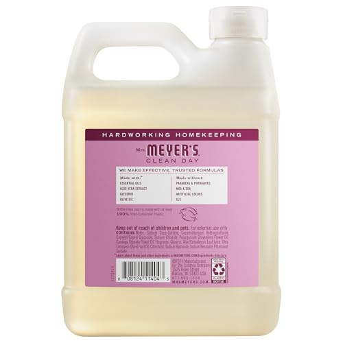 Peony pour captures a smooth stream, signaling gentle cleansing.