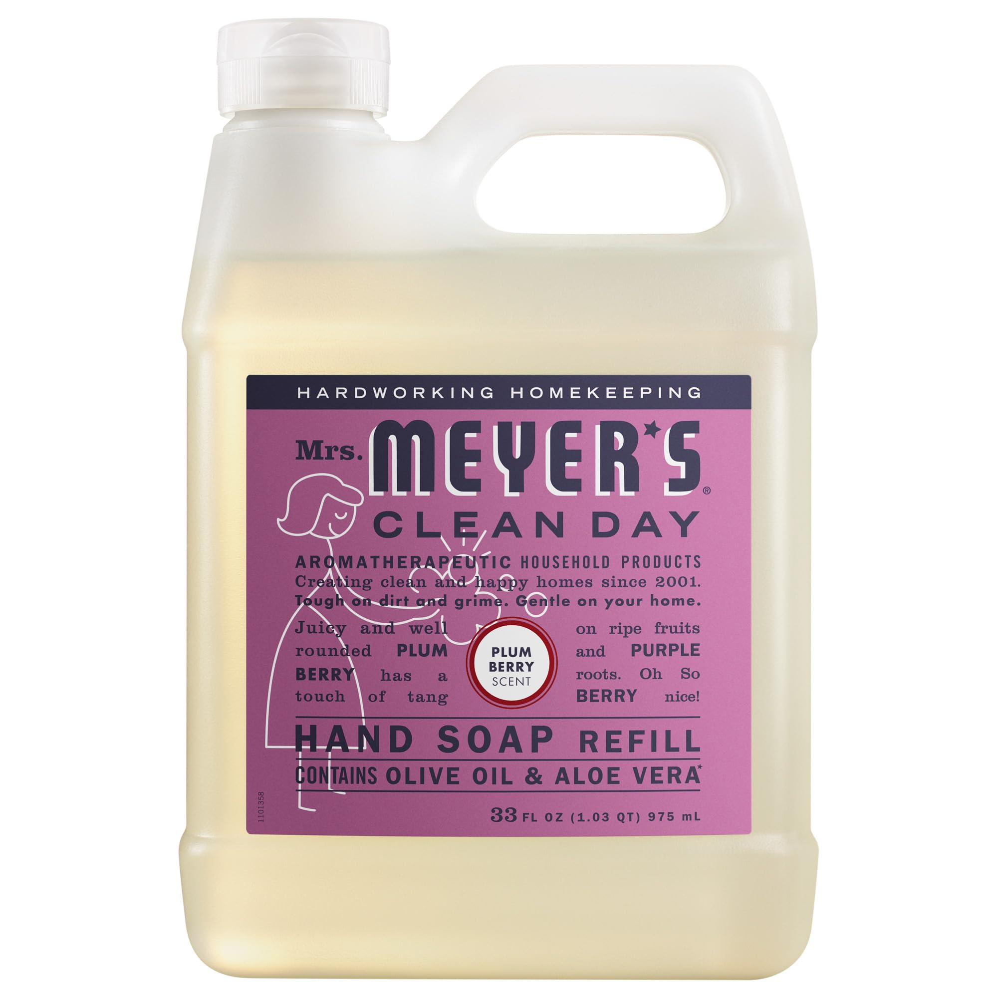 Mrs. Meyer’s Clean Day jabon mano relleno botella para uso diario