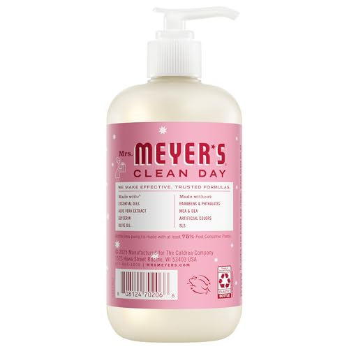 Espuma del jabón de manos menta de Mrs. Meyer's, ideal para uso diario.
