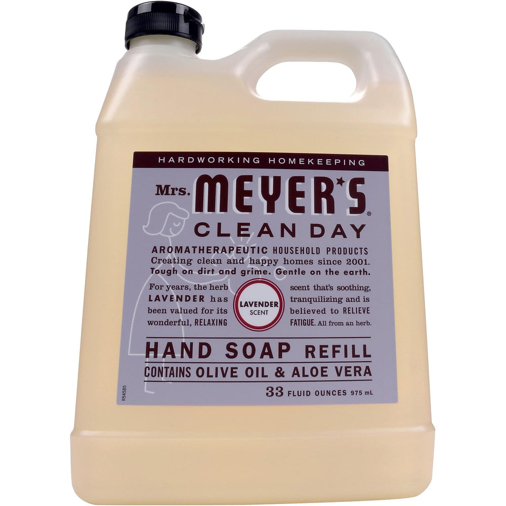 Mrs. Meyer’s Clean Day lavender hand soap refill 33 oz for refilling your dispenser
