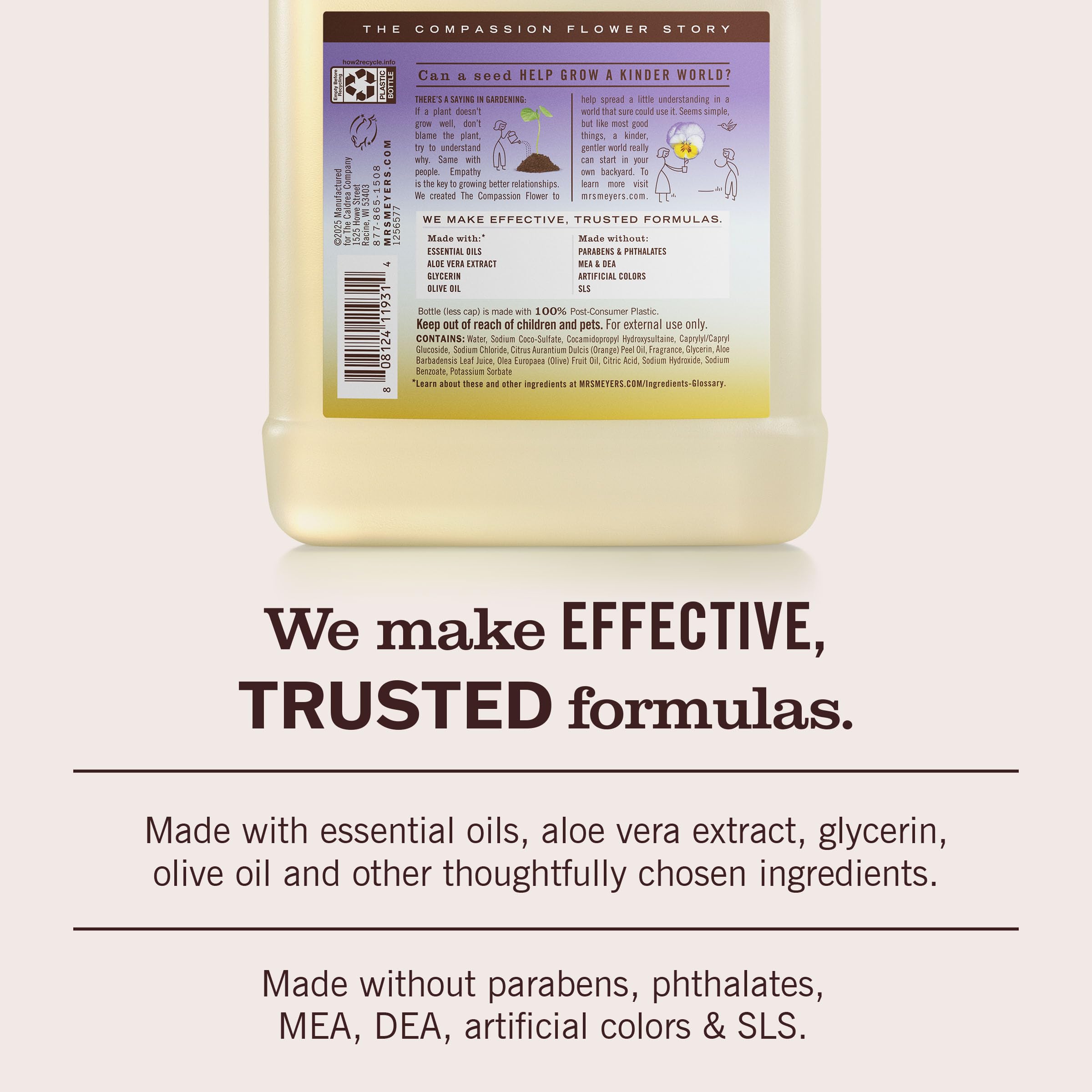 Notas aromáticas de Compassion Flower: violeta, pensamiento, cedro y limón, aroma suave.