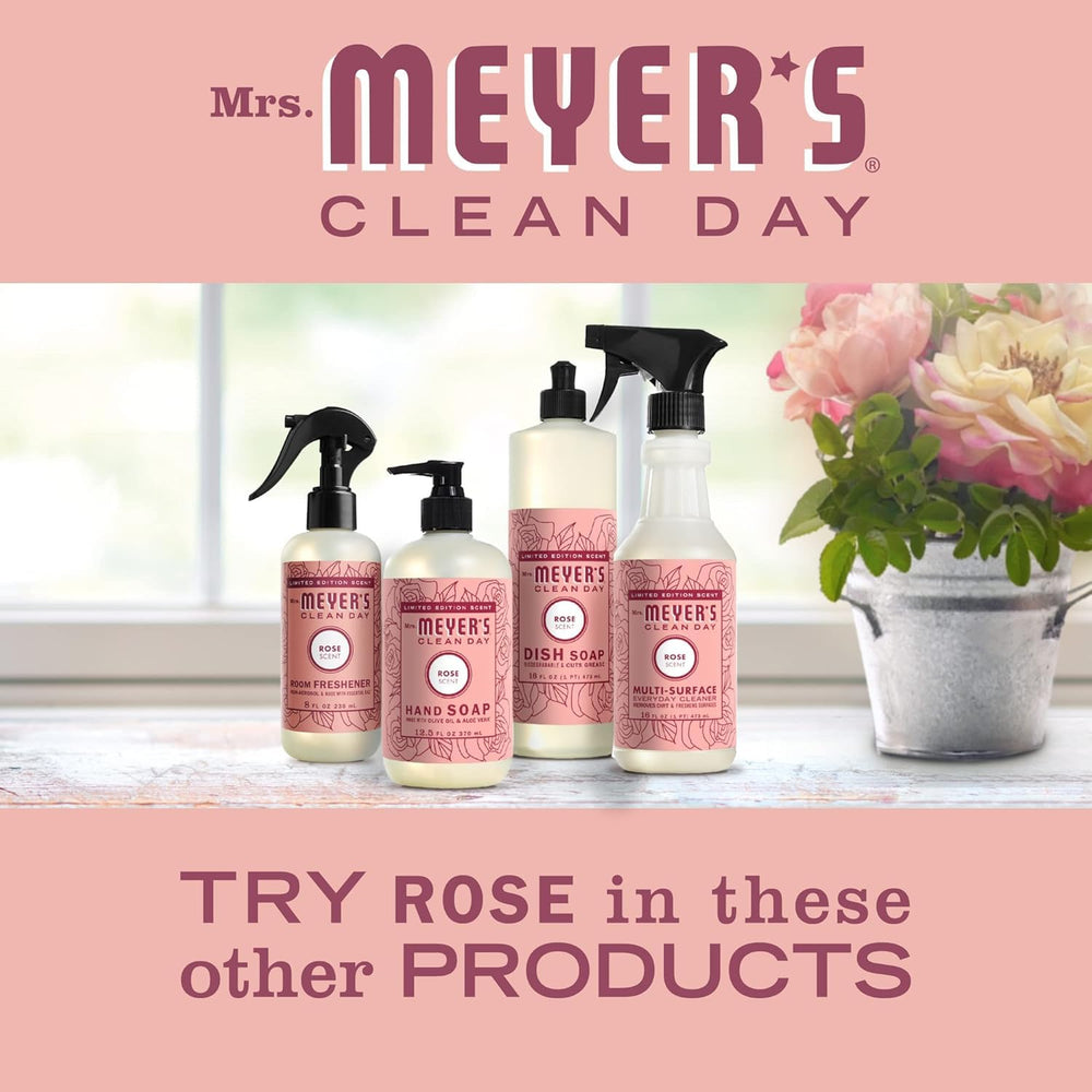 Pack de tres de Mrs. Meyer's Rose para el hogar
